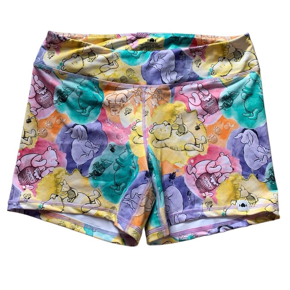 WodBottom Pastel Winnie the Pool High Waist Shorts XXL